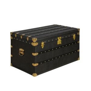 Baúl piel negro Angel Cerdá