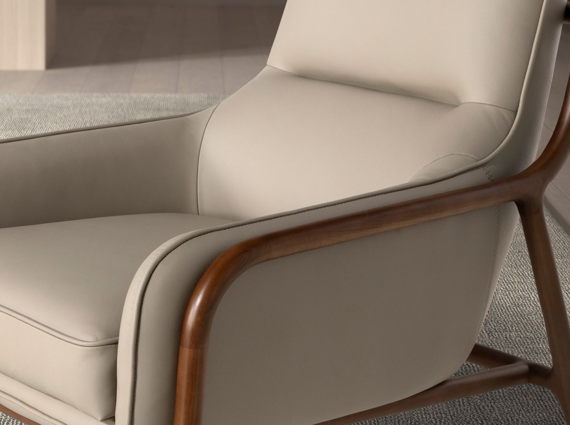 Sillón piel visón - Imagen 7