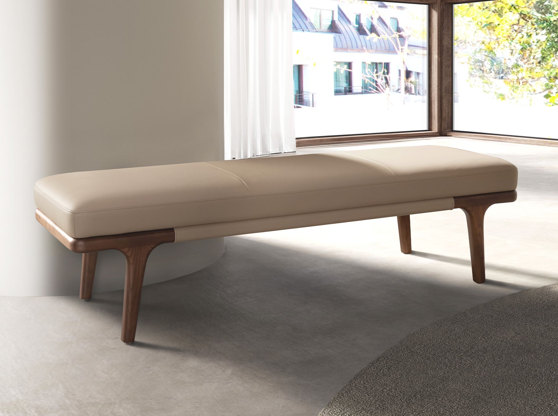 Banqueta polipiel visón - Imagen 3