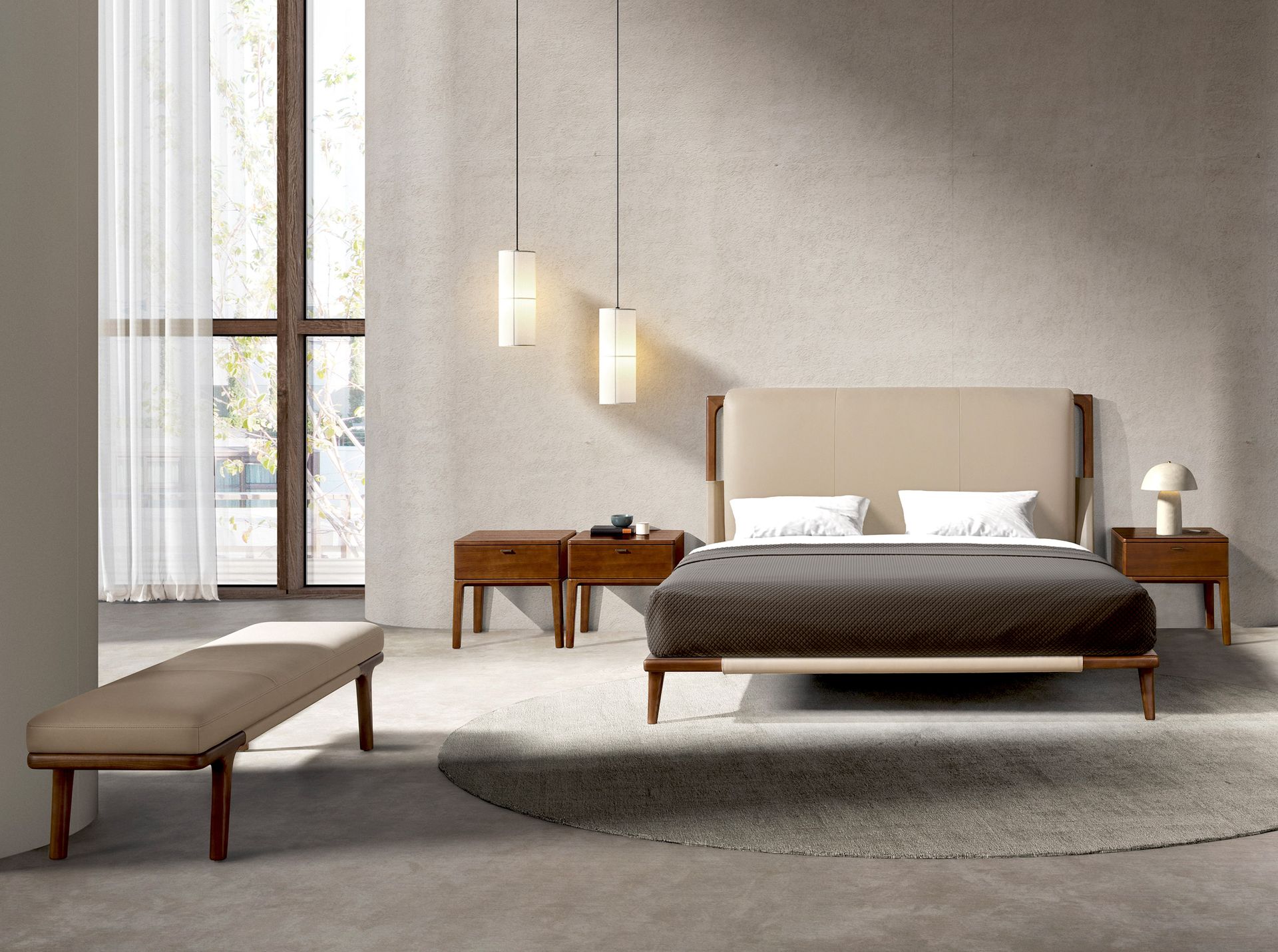 Banqueta polipiel visón - Imagen 4