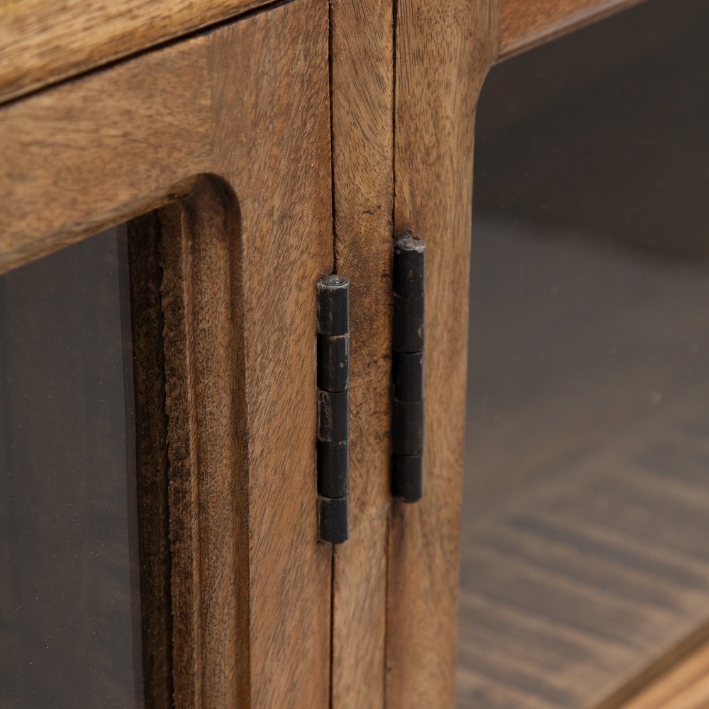 APARADOR NATURAL MADERA DE MANGO SALÓN 160 X 35 X 71 CM - Imagen 3