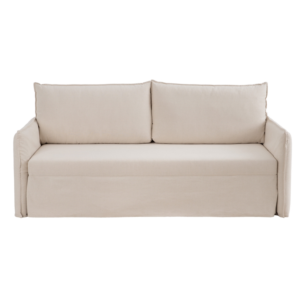 SOFÁ-CAMA NIDO BEIGE TEJIDO SALÓN 215 X 100 X 97 CM