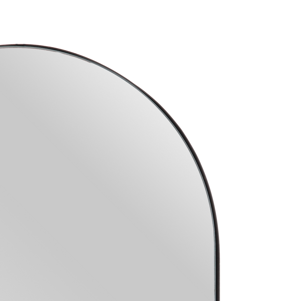 ESPEJO VESTIDOR NEGRO METAL DECORACIÓN 40 X 2 X 130 CM - Imagen 3