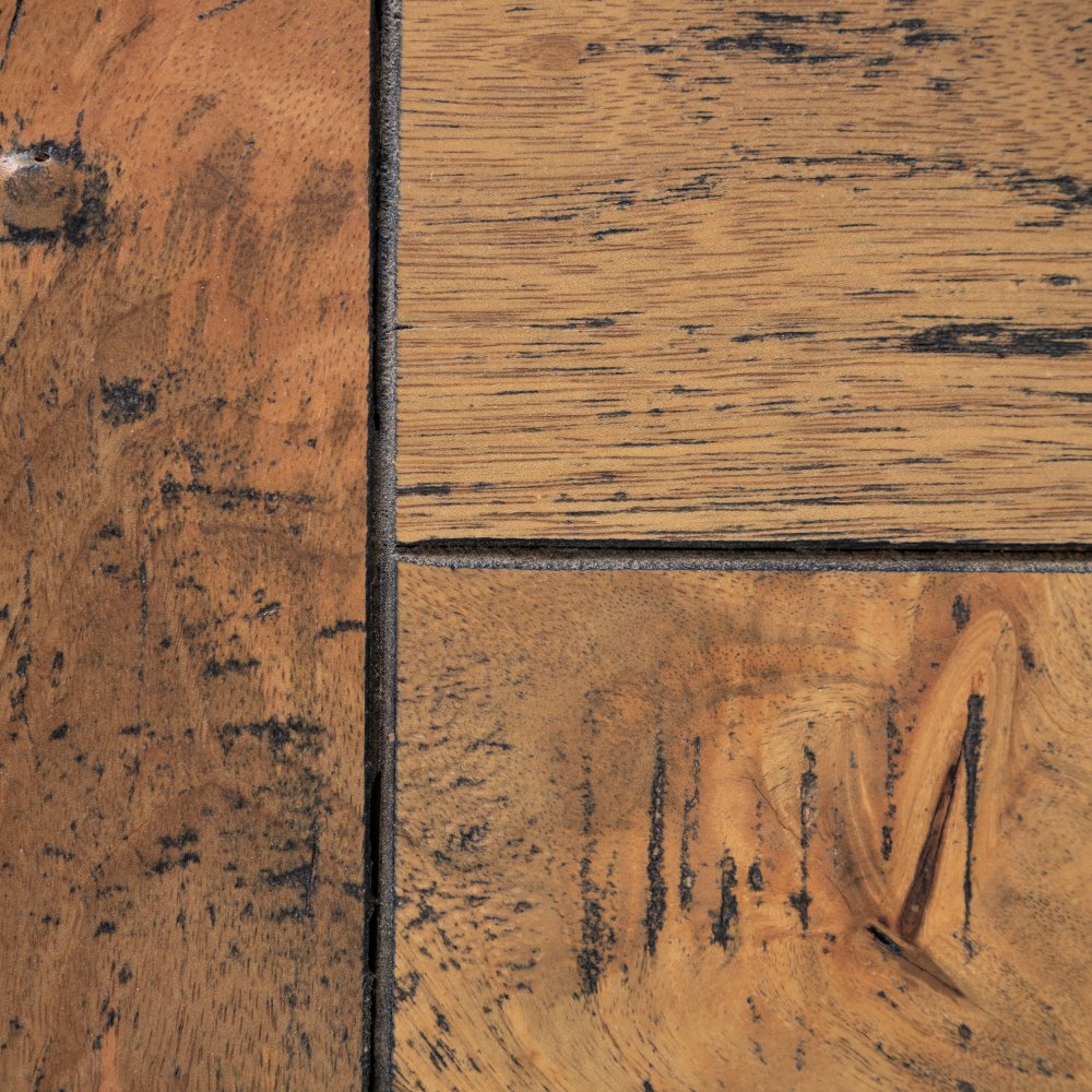 MESA COMEDOR NATURAL-NEGRO 160 X 90 X 76 CM - Imagen 2