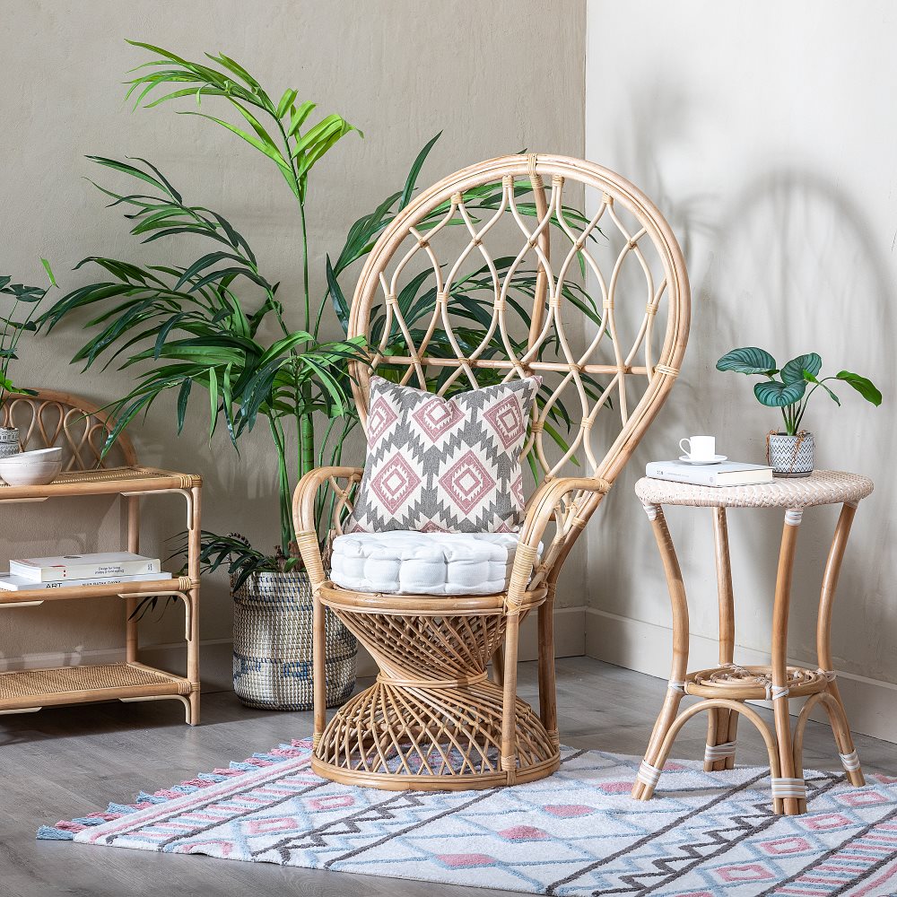 SILLÓN NATURAL RATÁN SALÓN 90 X 73 X 142