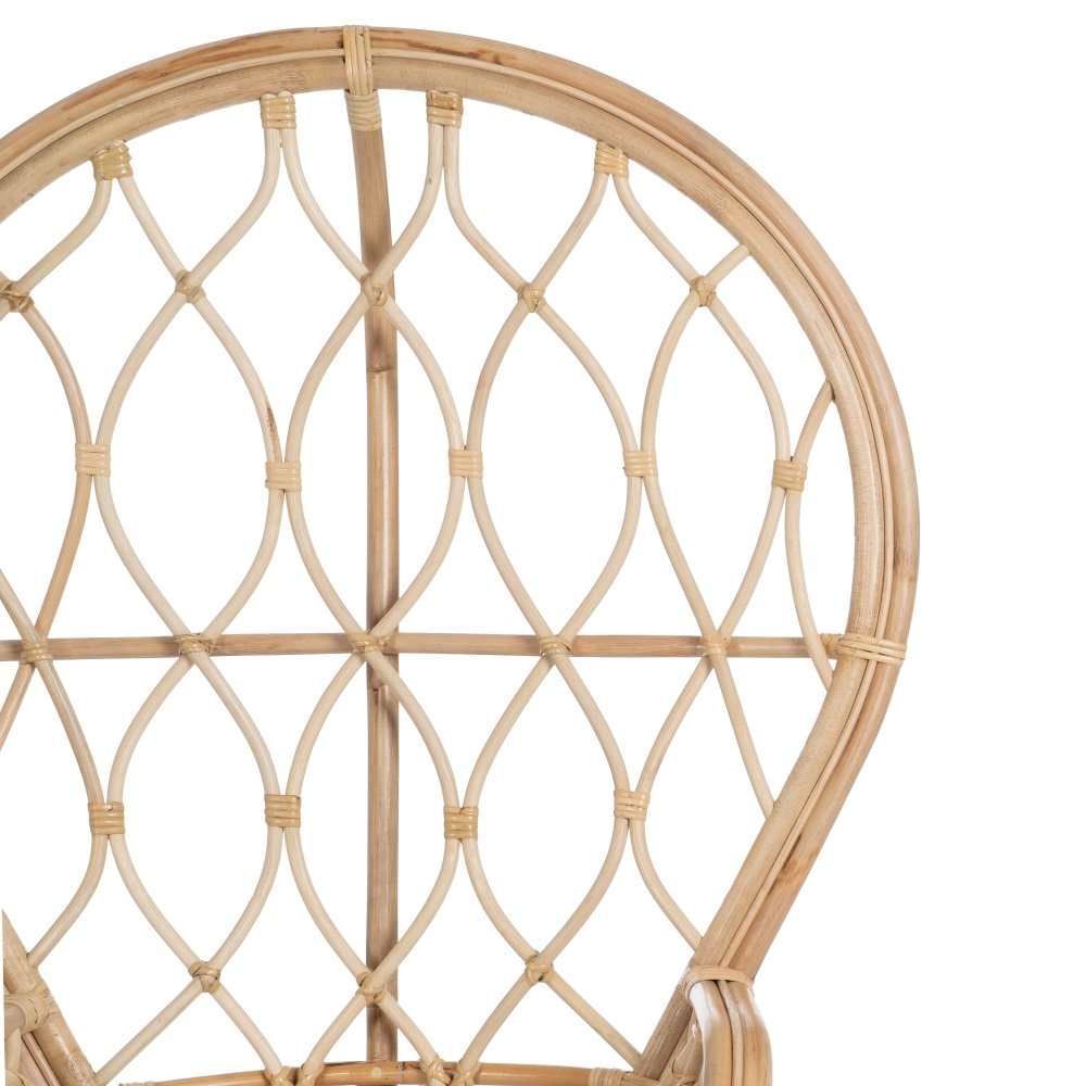 SILLÓN NATURAL RATÁN SALÓN 90 X 73 X 142,50 CM - Imagen 4