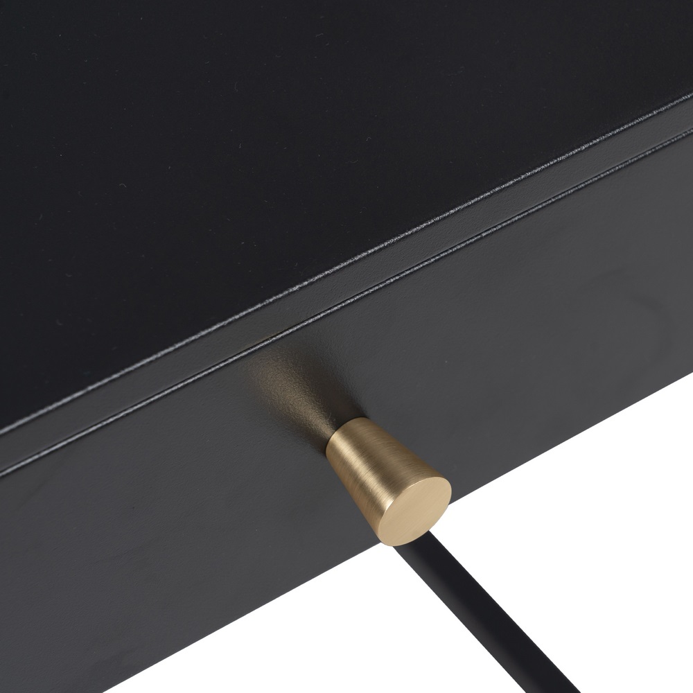 MESITA NEGRO ACERO 43 X 41 X 50 CM - Imagen 5