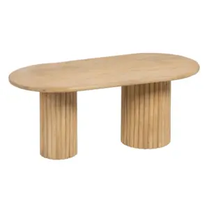 MESA CENTRO NATURAL MADERA DE MANGO 120 X 60 X 45 CM