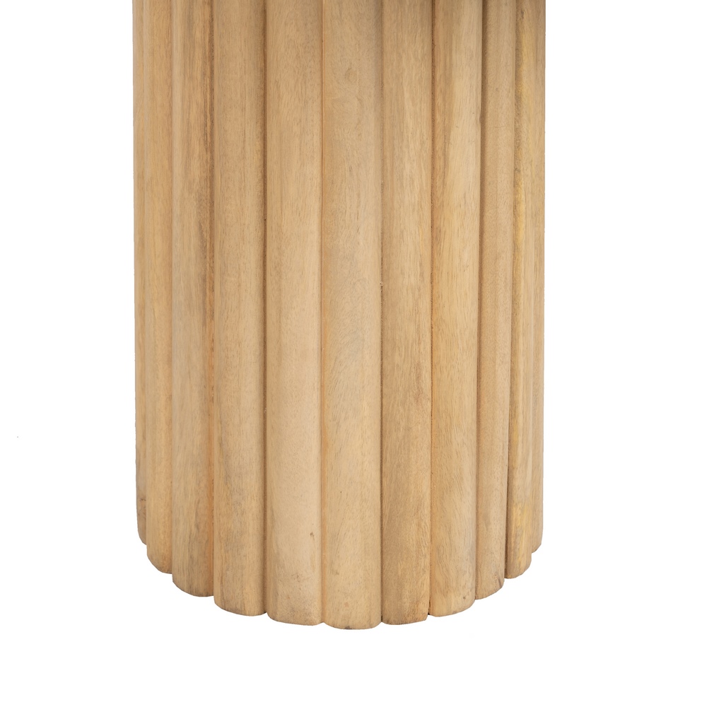 MESA CENTRO NATURAL MADERA DE MANGO 120 X 60 X 45 CM - Imagen 5