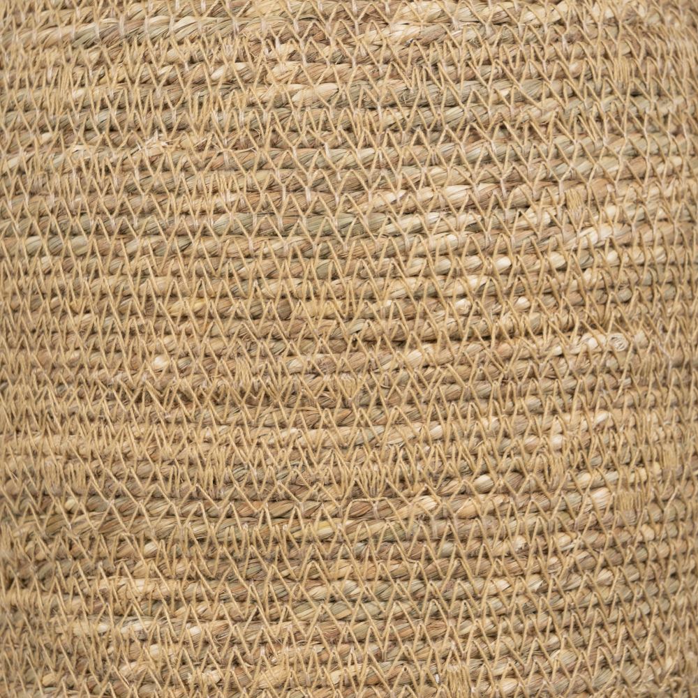 LÁMPARA TECHO FIBRA NATURAL ILUMINACIÓN 20 X 20 X 24 CM - Imagen 4