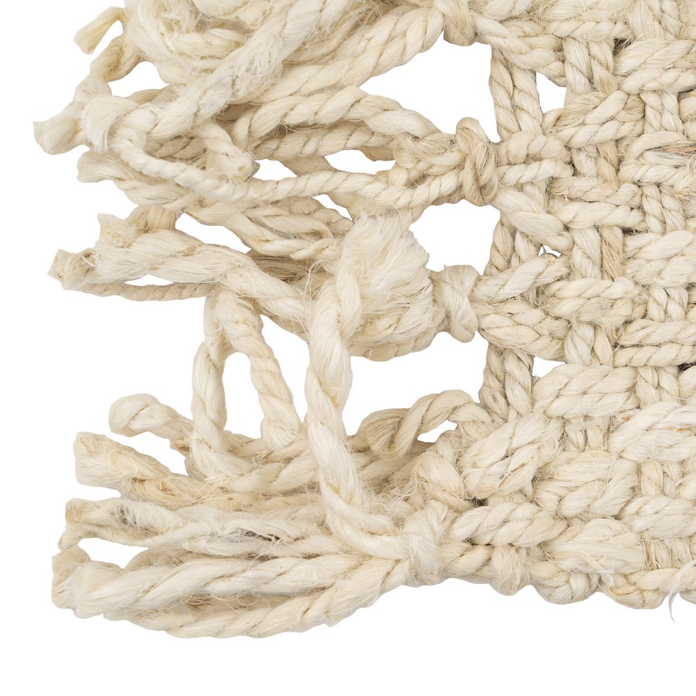 ALFOMBRA CREMA YUTE ALTEA DECORACIÓN 70 X 170 CM - Imagen 3