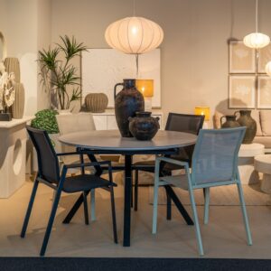 LÁMPARA TECHO BLANCO ALGODÓN ILUMINACIÓN 50 X 50 X 30 CM