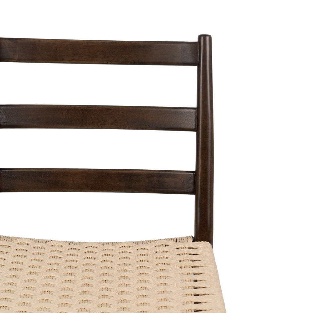 SILLA MARRÓN MADERA / FIBRA SALÓN 44 X 50 X 80 CM - Imagen 4