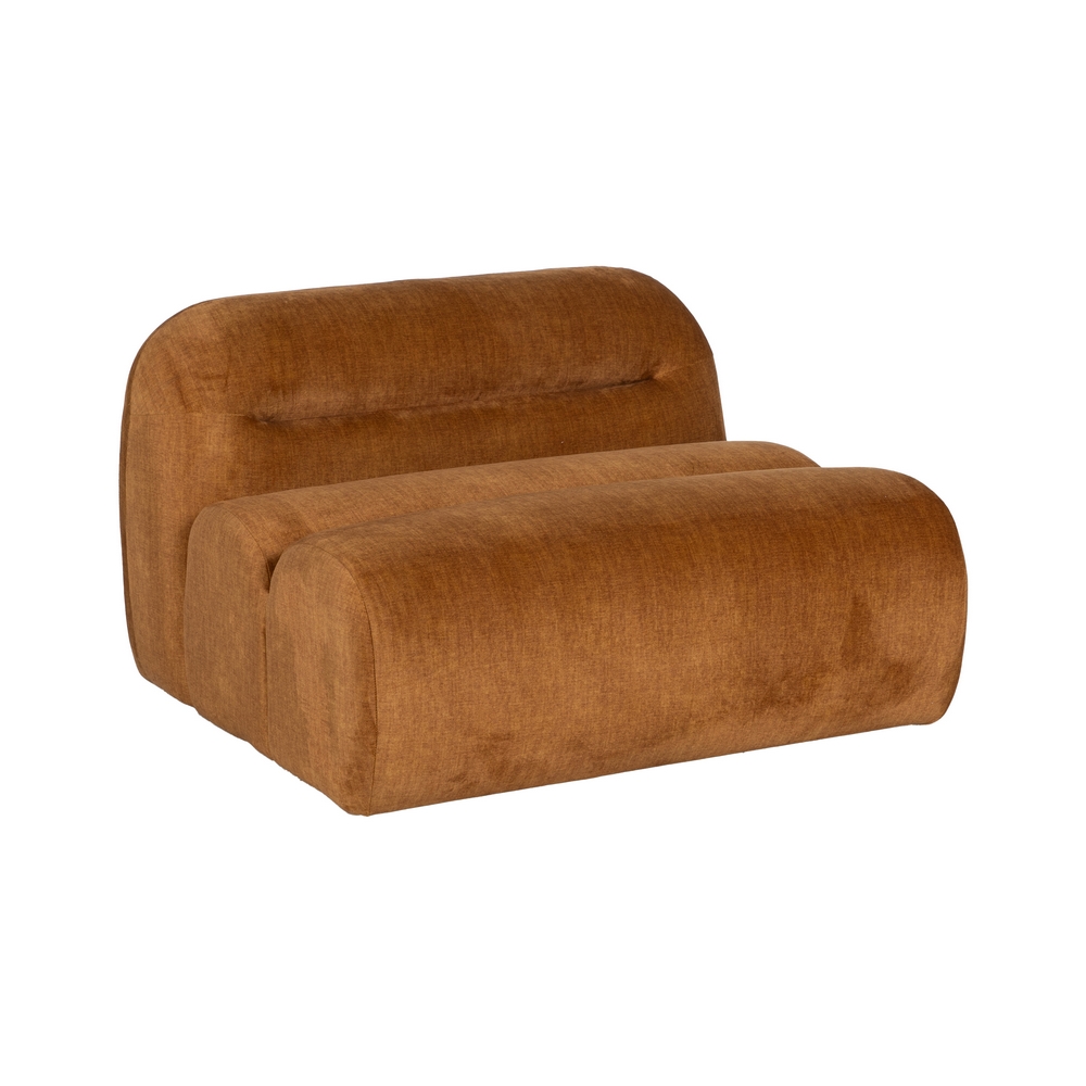 MÓDULO RECTO MOSTAZA TEJIDO SALÓN 102 X 94 X 64 CM - Imagen 2