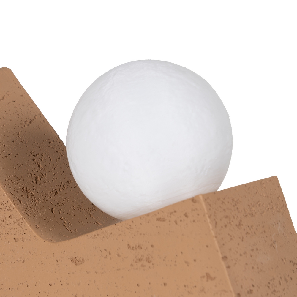 LÁMPARA MESA BEIGE POLIRESINA 29 X 9,50 X 19,50 CM - Imagen 4