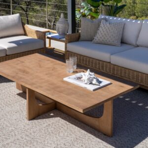 MESA CENTRO NATURAL MADERA DE MANGO 152 X 76 X 36 CM