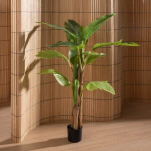 PLANTA PLATANERO VERDE GOMA DECORACIÓN 150 CM