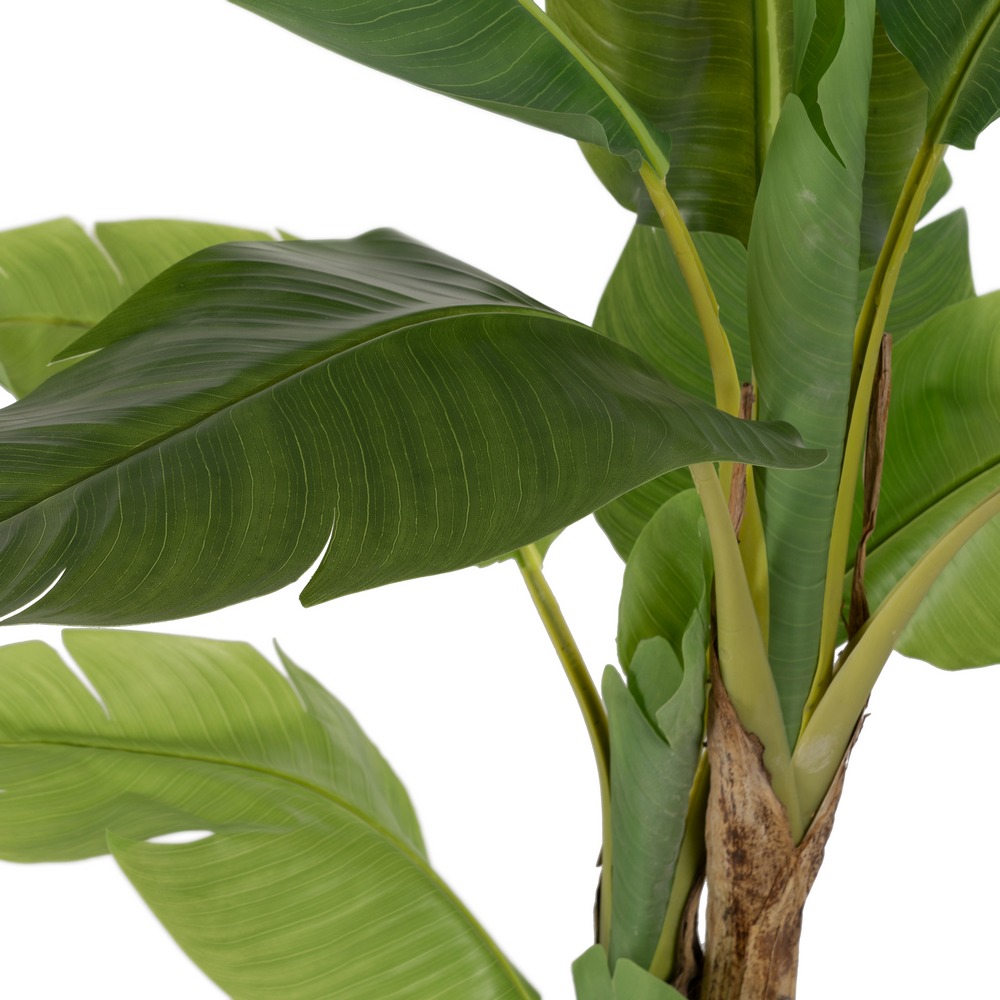 PLANTA PLATANERO VERDE GOMA DECORACIÓN 150 CM - Imagen 2