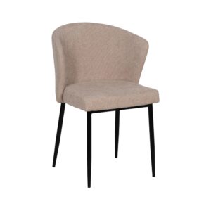 SILLA BEIGE TEJIDO-METAL CONTRACT 52