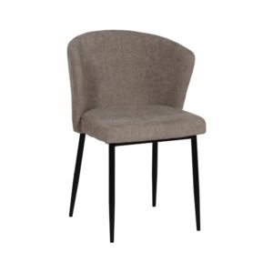 SILLA TAUPE TEJIDO-METAL CONTRACT 52