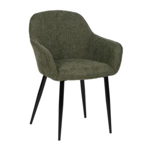 SILLA VERDE TEJIDO-METAL CONTRACT 61 X 59