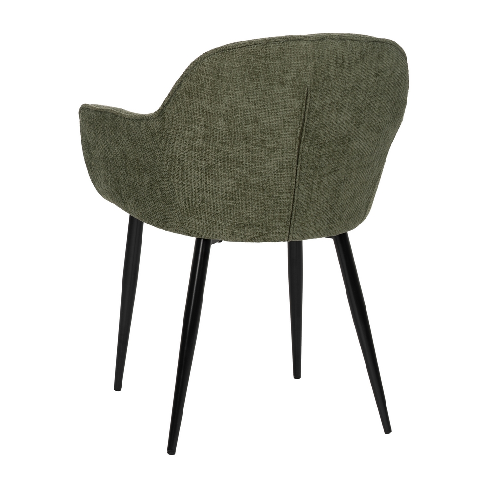 SILLA VERDE TEJIDO-METAL CONTRACT 61 X 59,50 X 83 CM - Imagen 3