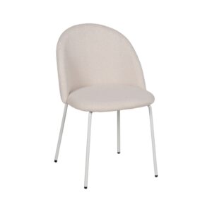 SILLA CREMA TEJIDO-METAL CONTRACT 51 X 52 X 79