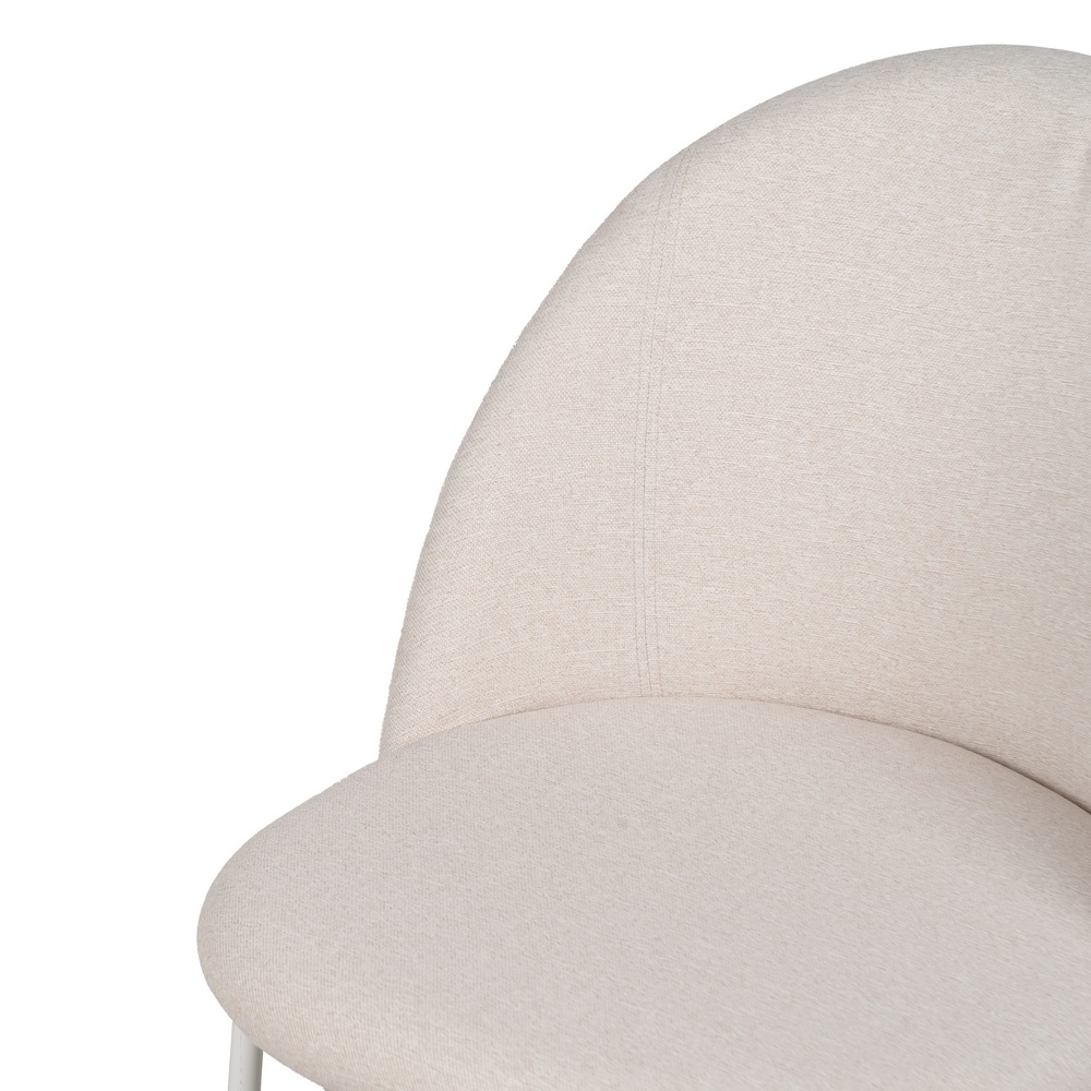 SILLA CREMA TEJIDO-METAL CONTRACT 51 X 52 X 79,50 CM - Imagen 3