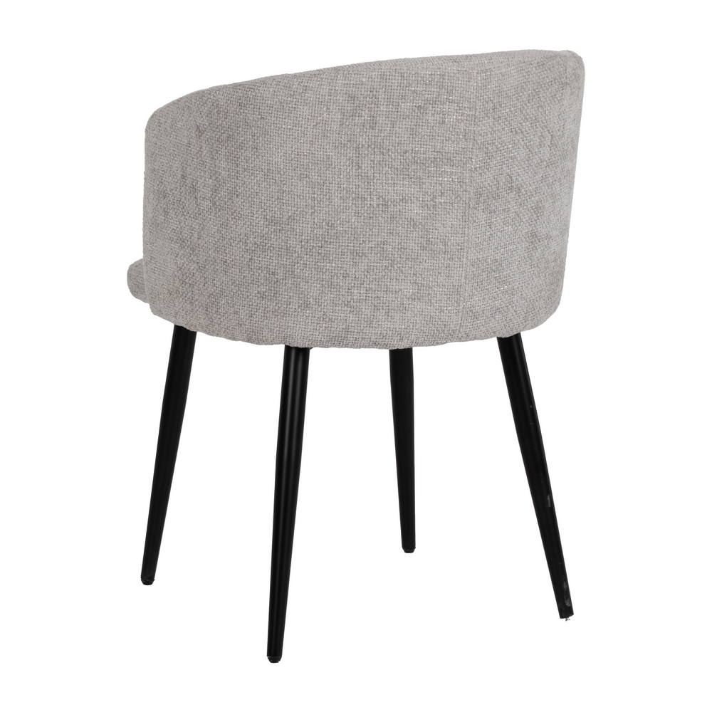 SILLA GRIS TEJIDO-METAL SALÓN 53 X 53 X 77 CM - Imagen 3