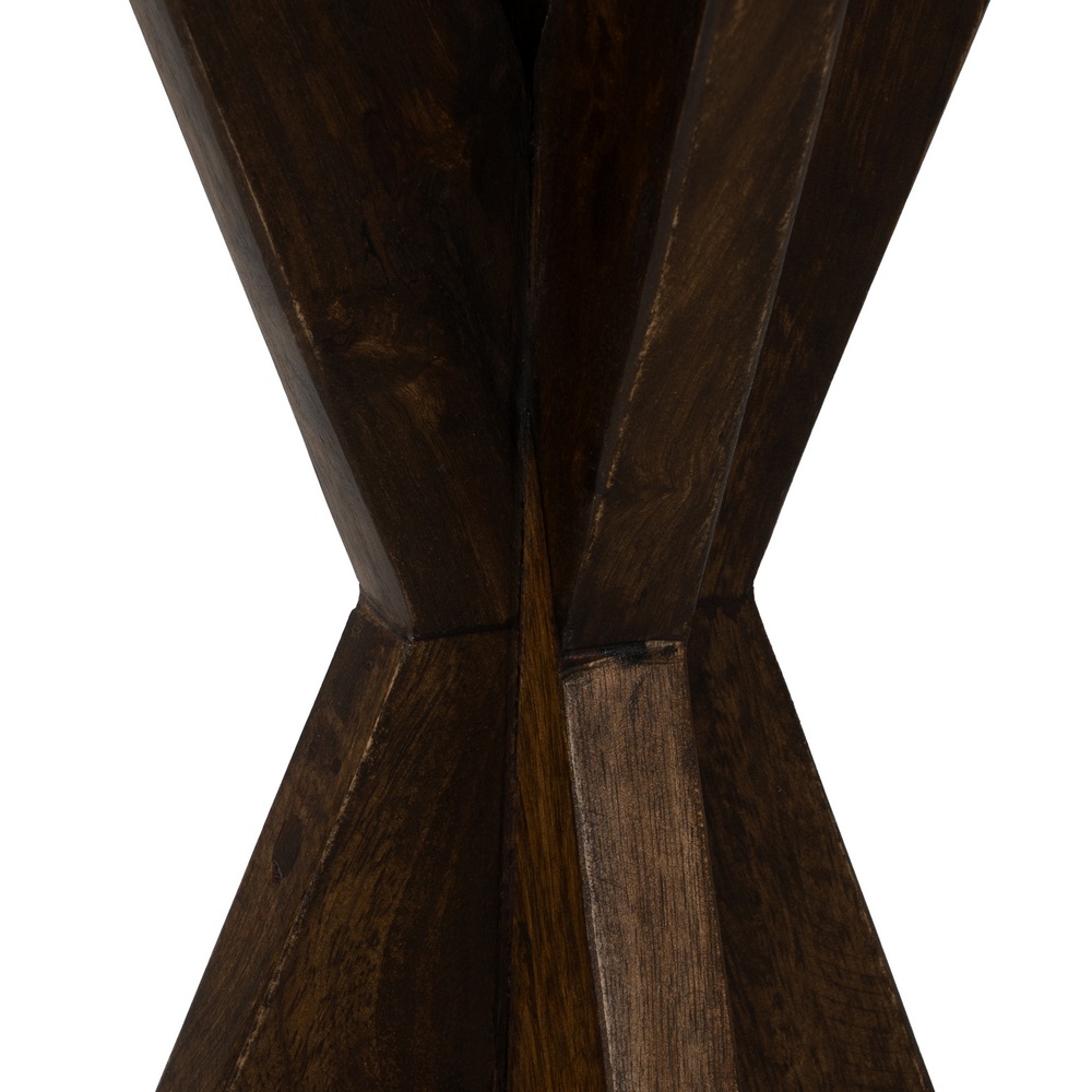 MESITA NATURAL MADERA DE MANGO SALÓN 37 X 37 X 60 CM - Imagen 5