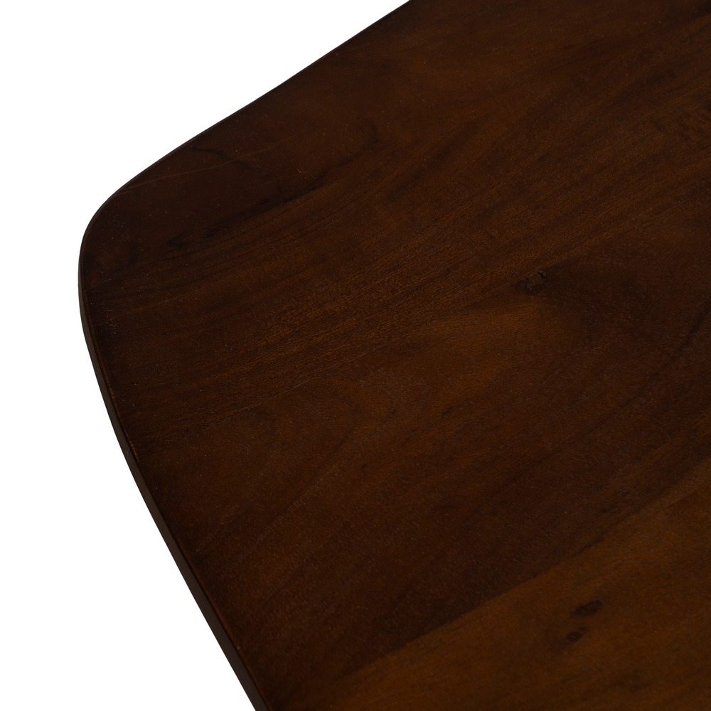 MESA CENTRO MARRÓN MADERA DE ACACIA 130 X 70 X 40 CM - Imagen 2