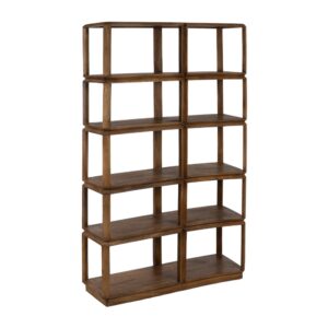 ESTANTERÍA MARRÓN MADERA DE MANGO SALÓN 115 X 42 X 195 CM