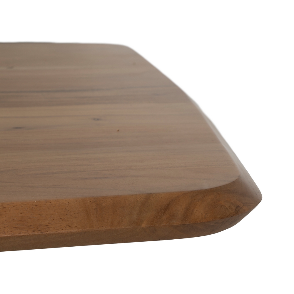 MESA COMEDOR MADERA-METAL SALÓN 170 X 90 X 77 CM - Imagen 4