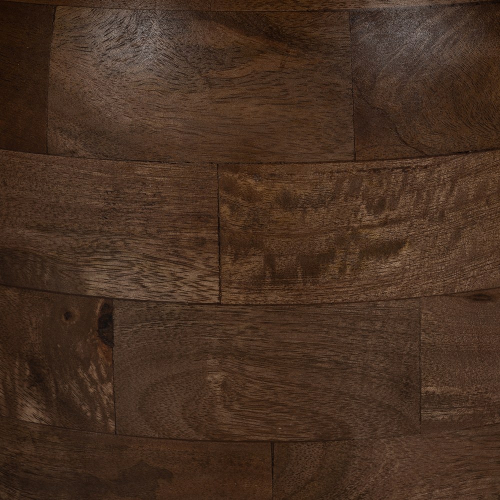 MESA CENTRO MIEL MADERA DE MANGO 80 X 80 X 35 CM - Imagen 4