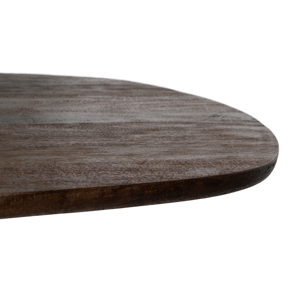 MESA COMEDOR MARRÓN MADERA DE MANGO 260 X 100 X 76 CM - Imagen 5