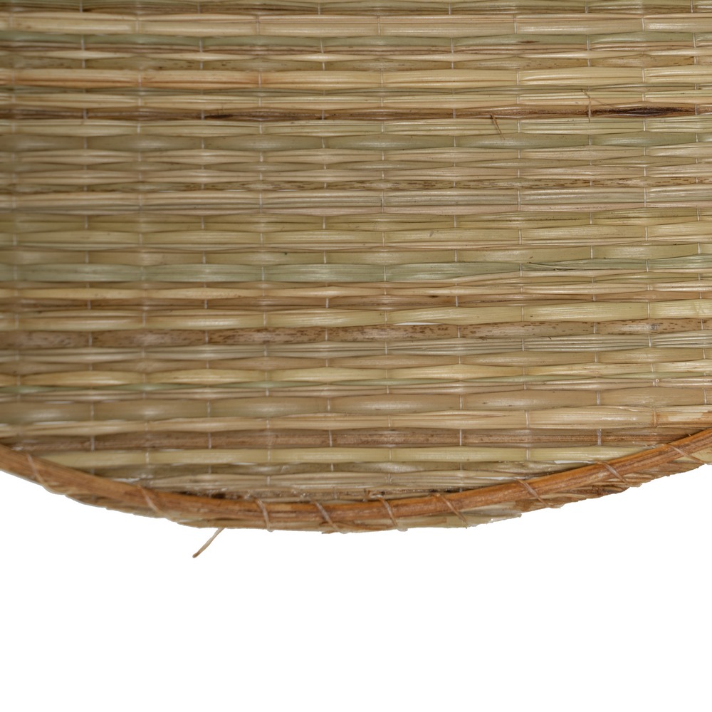 LÁMPARA TECHO FIBRA NATURAL ILUMINACIÓN 60 X 60 X 30 CM - Imagen 3