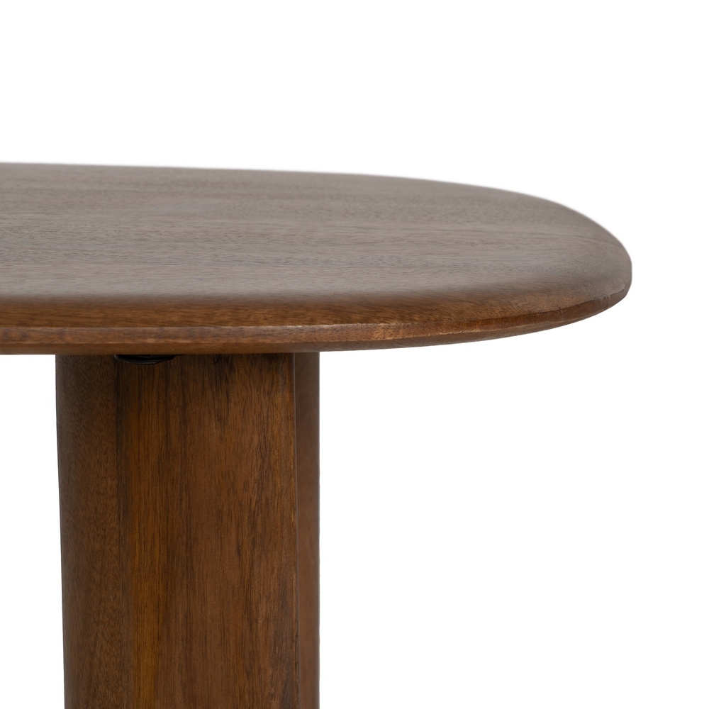 MESA CENTRO MARRÓN MADERA DE MANGO SALÓN 120 X 60 X 40 CM - Imagen 4