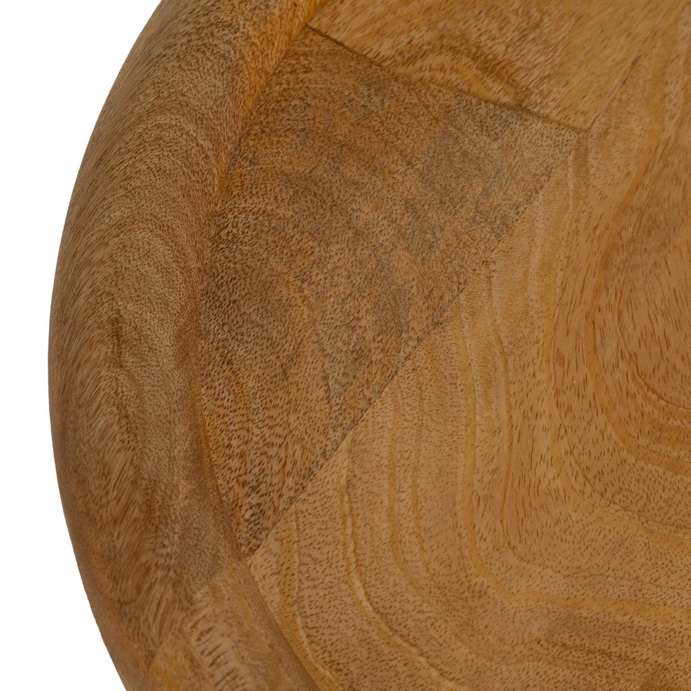 MESITA NATURAL MADERA DE MANGO 42 X 42 X 46 CM - Imagen 3