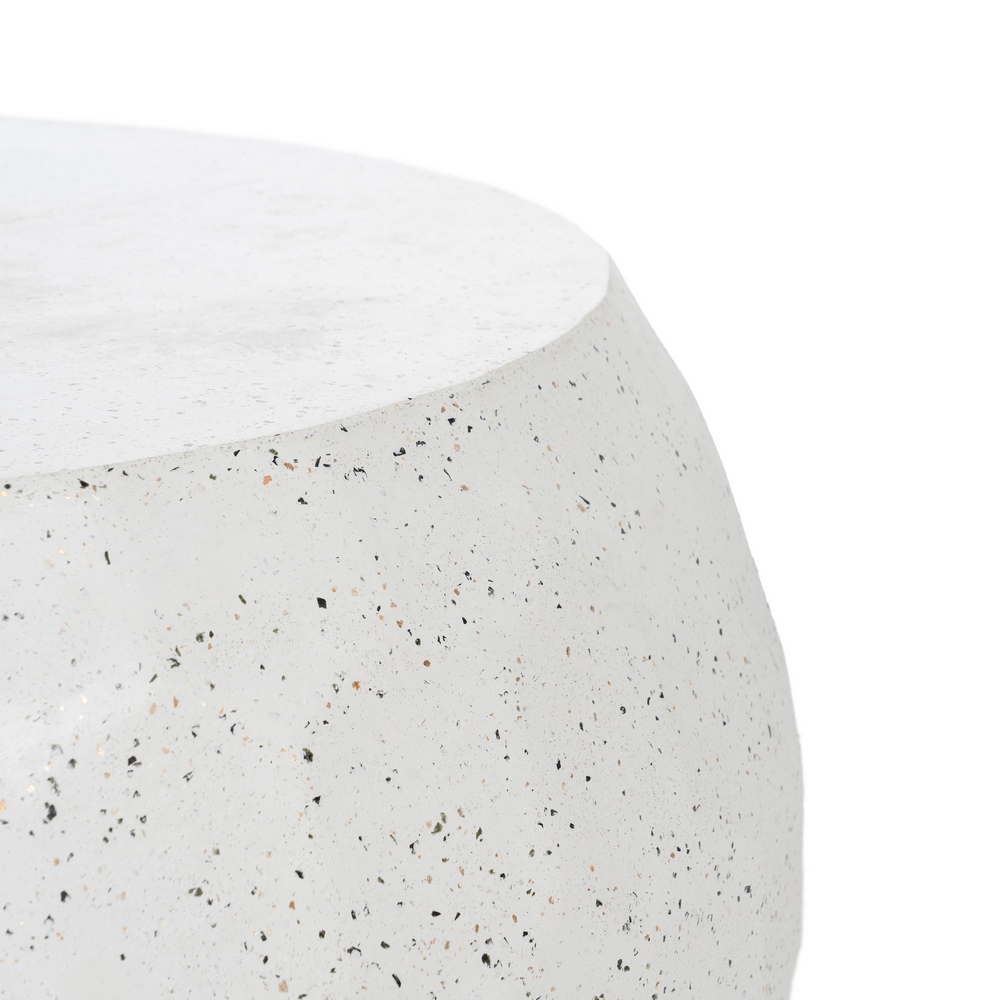 MESA CENTRO BEIGE CEMENTO 92 X 92 X 45 CM - Imagen 4