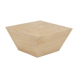MESA CENTRO BEIGE MAGNESIO 80 X 80 X 40 CM