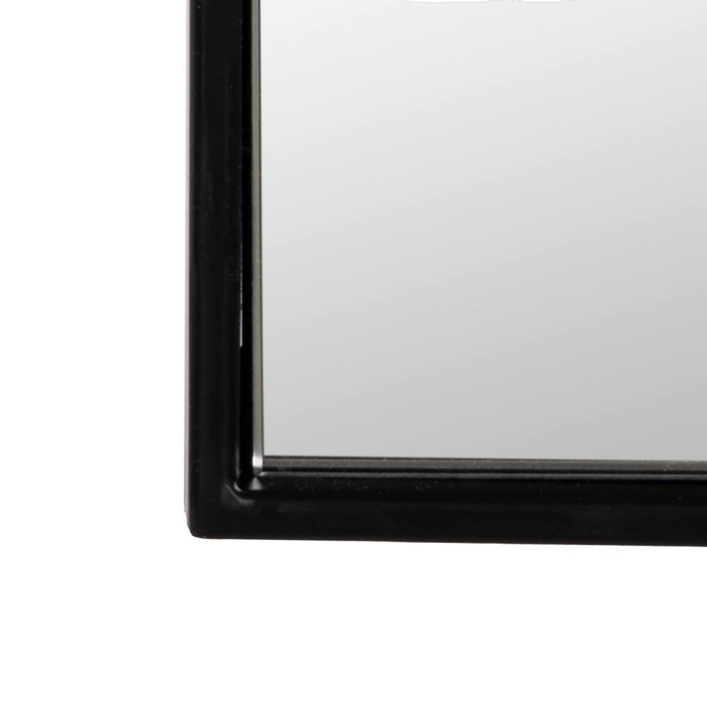 ESPEJO NEGRO METAL-CRISTAL DECORACIÓN 40 X 1,50 X 125 CM - Imagen 3