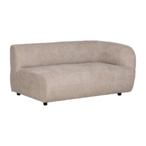 SOFÁ MÓDULO DERECHO BEIGE TEJIDO SALÓN 151 X 92 X 65 CM