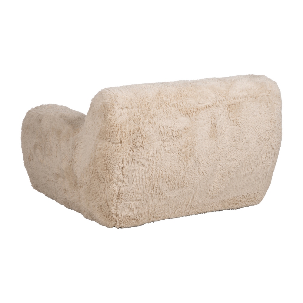 SILLÓN BEIGE TEJIDO 124 X 107 X 79,50 CM - Imagen 3