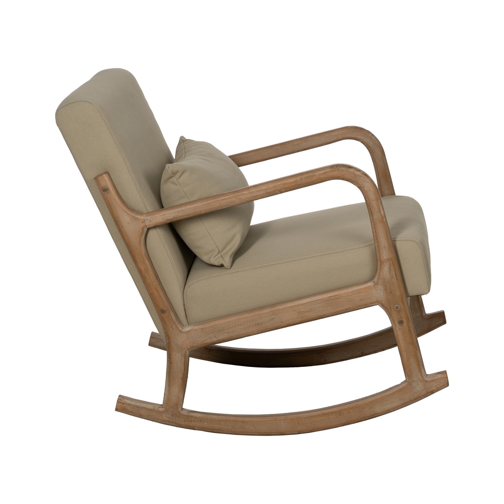 MECEDORA NATURAL-BEIGE TEJIDO-MADERA 66 X 88 X 80 CM - Imagen 2