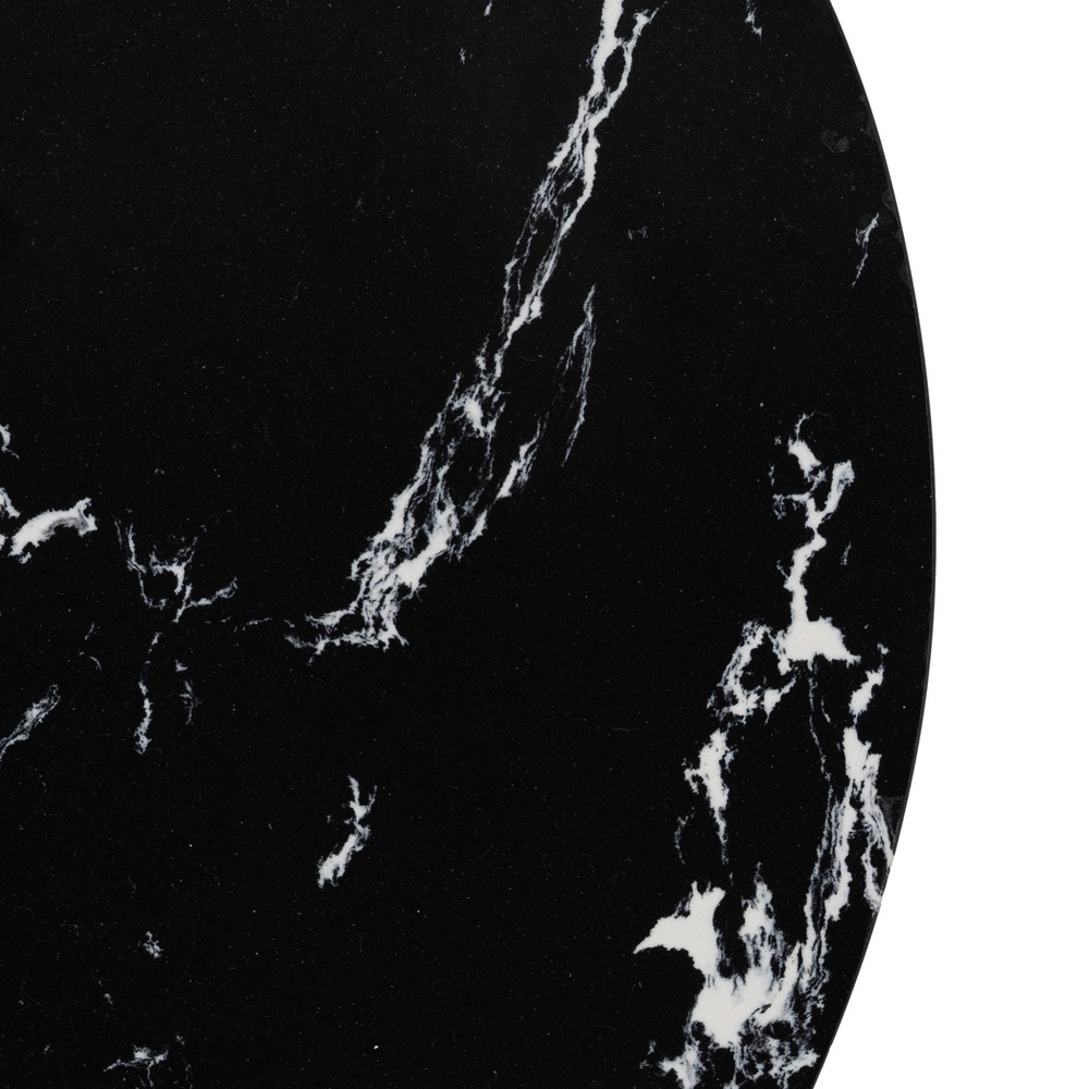 MESITA NEGRO METAL-MÁRMOL 45 X 45 X 46 CM - Imagen 3