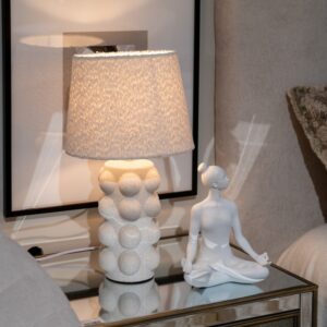 LÁMPARA MESA CERÁMICA ILUMINACIÓN 33 X 33 X 56