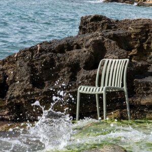 SILLA VERDE POLIPROPILENO EXTERIOR 50 X 58 X 80 CM