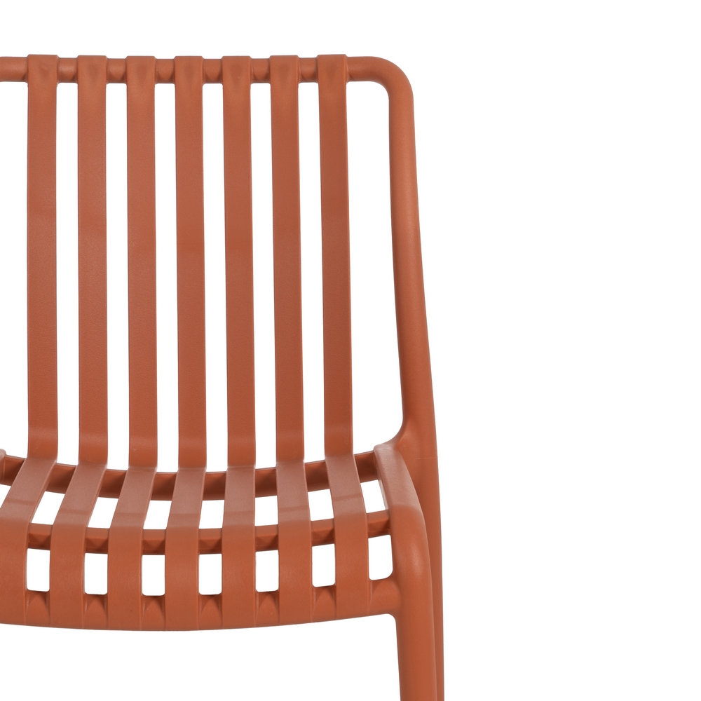 SILLA TERRACOTA POLIPROPILENO EXTERIOR 50 X 58 X 80 CM - Imagen 5