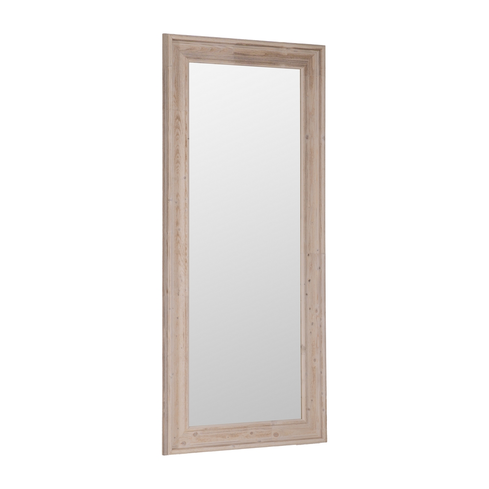 ESPEJO BLANCO MADERA DECORACIÓN 78 X 5