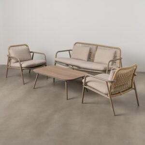 CONJUNTO JARDÍN ALUMINIO EXTERIOR 1 CM